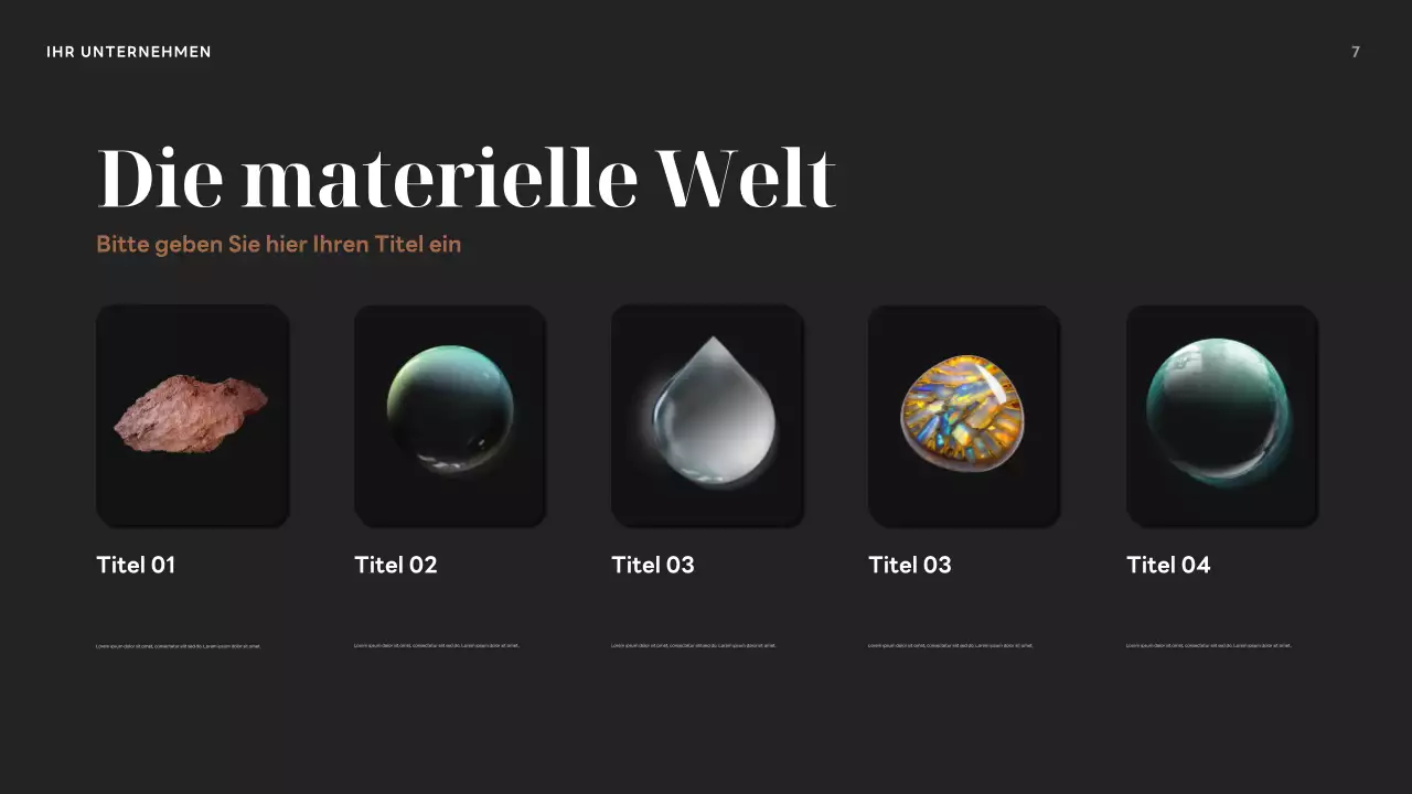 Braune Vintage-Geschichte Präsentation