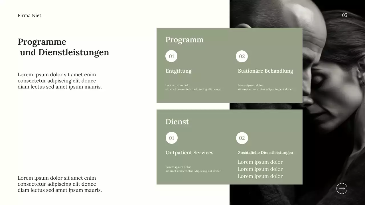 Graue minimalistische Wellness-Werbung