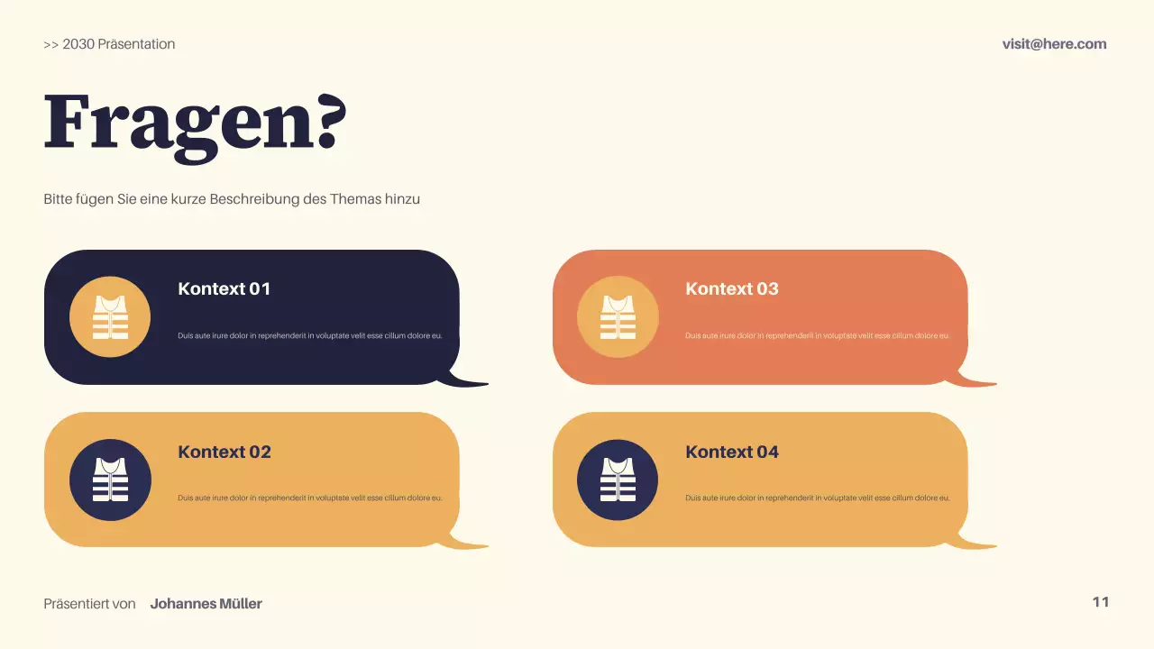 Präsentation zur modernen Nachhaltigkeit der Marine