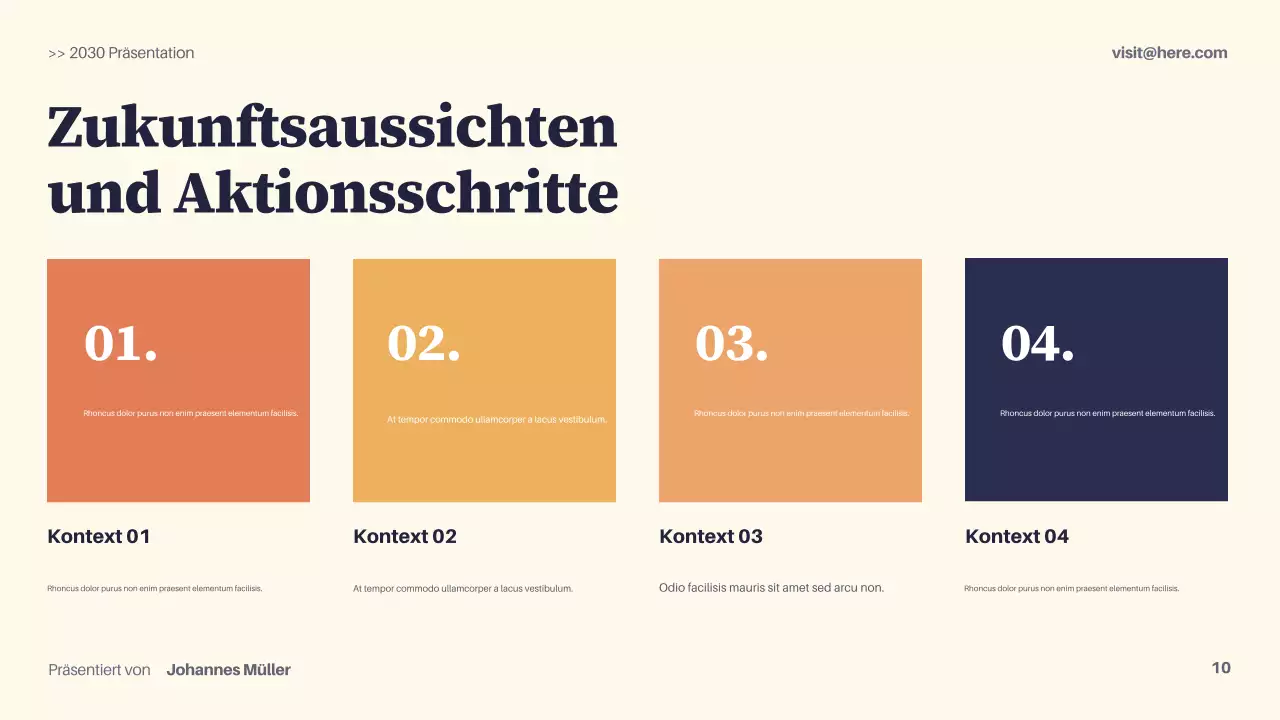 Präsentation zur modernen Nachhaltigkeit der Marine