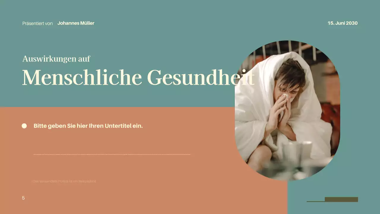 Vortragspräsentation zum Thema „Schwarze moderne Umwelt“