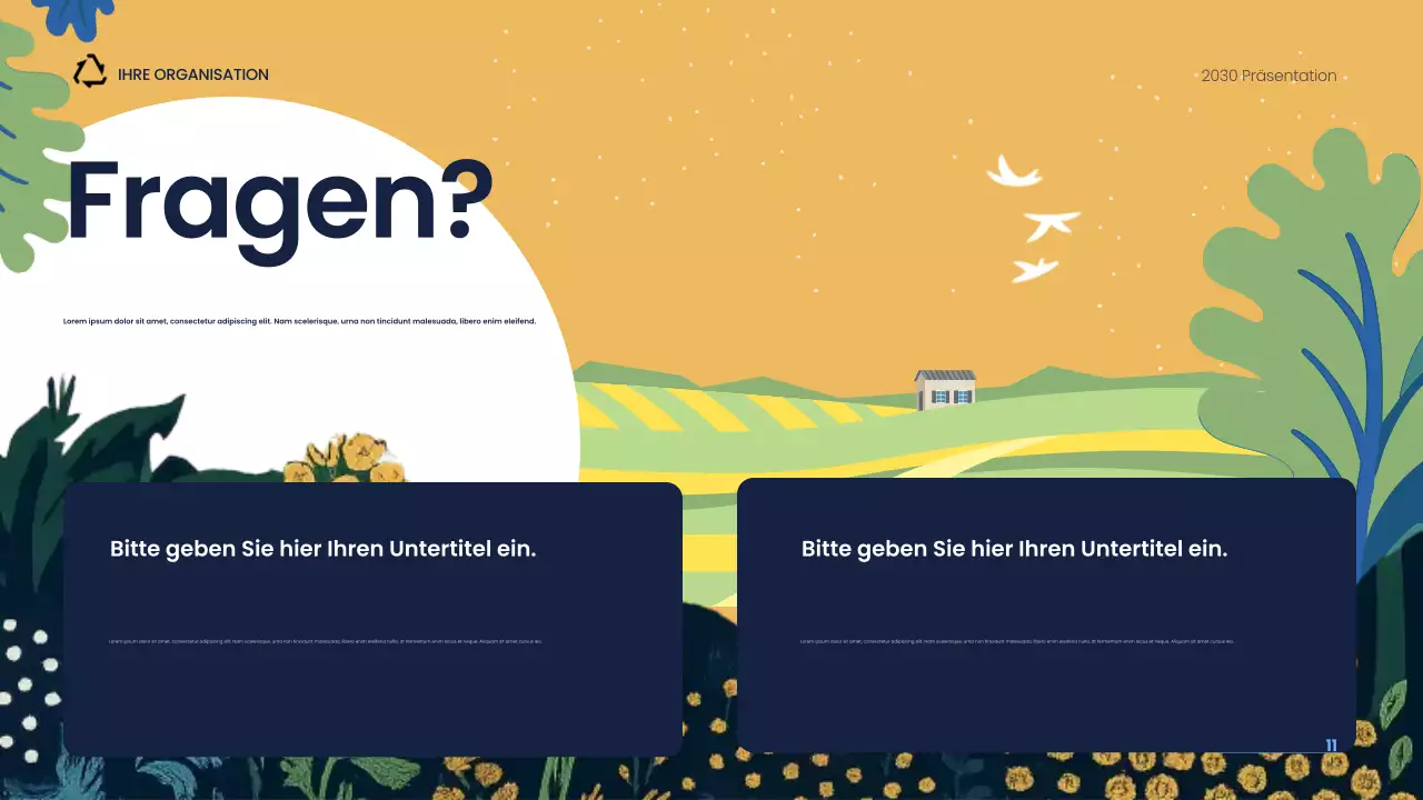 Präsentation zur modernen Nachhaltigkeit der Marine