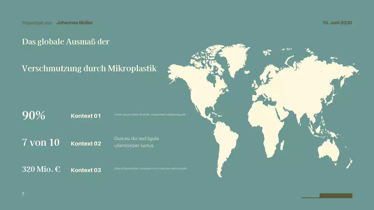 Vortragspräsentation zum Thema „Schwarze moderne Umwelt“
