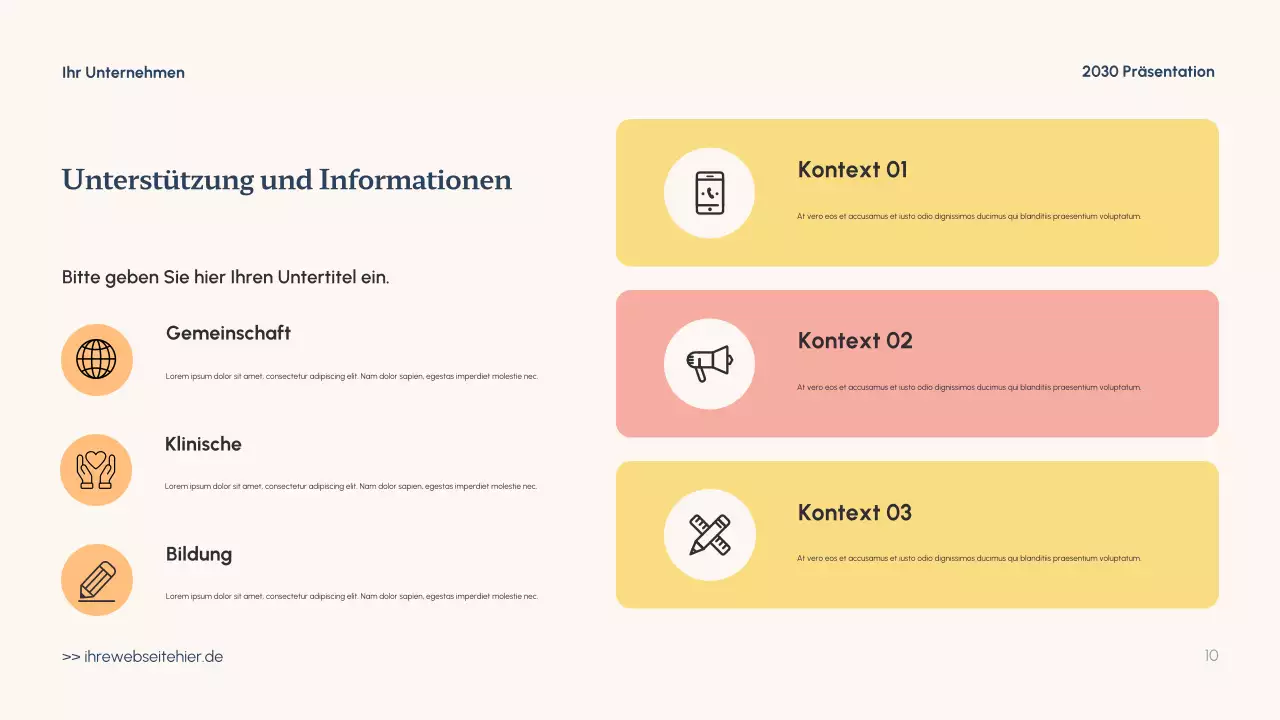 Präsentation zur minimalen Gesundheitsversorgung der Marine