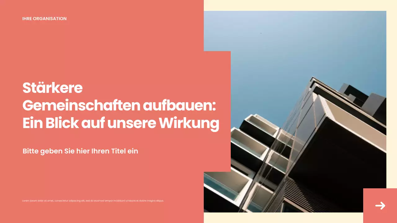 Präsentation des Coral Modern Community-Berichts