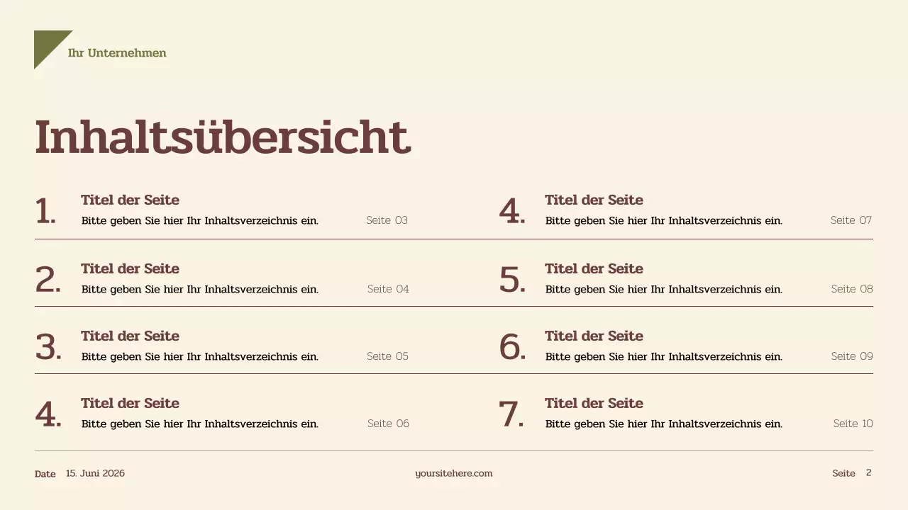 Beige Vintage Geschichte Präsentation