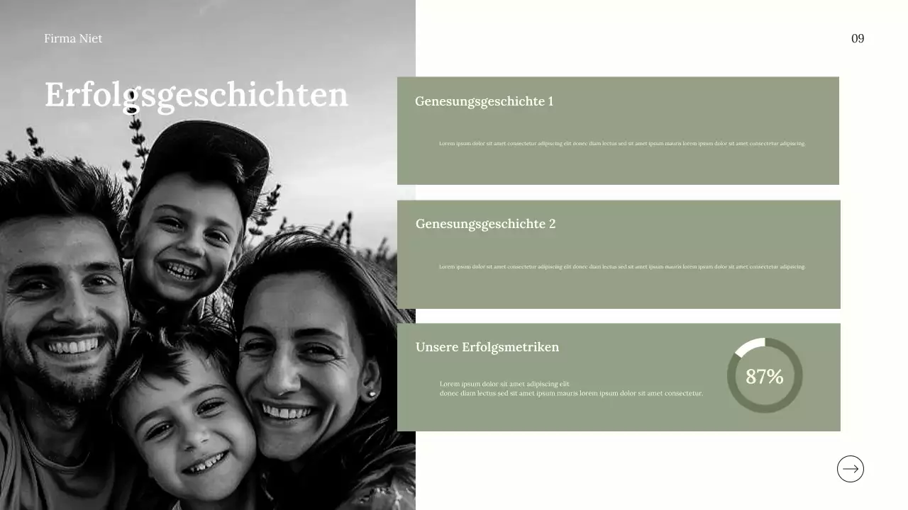 Graue minimalistische Wellness-Werbung