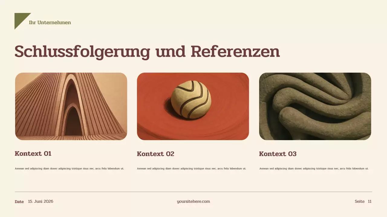 Beige Vintage Geschichte Präsentation