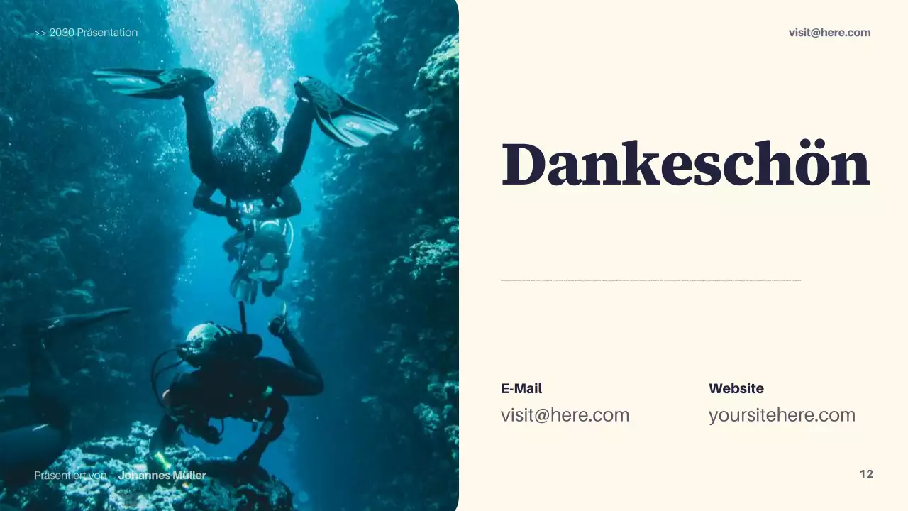 Präsentation zur modernen Nachhaltigkeit der Marine