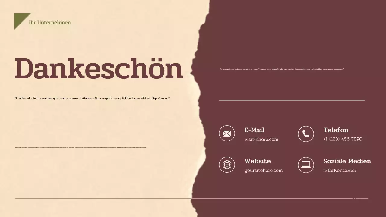 Beige Vintage Geschichte Präsentation