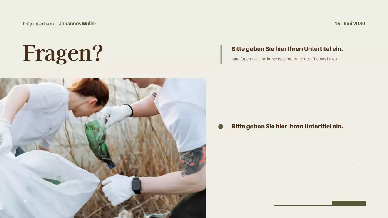 Vortragspräsentation zum Thema „Schwarze moderne Umwelt“