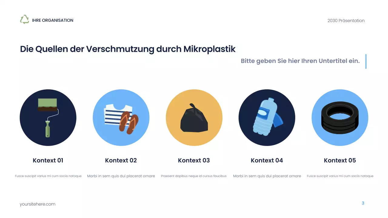 Präsentation zur modernen Nachhaltigkeit der Marine