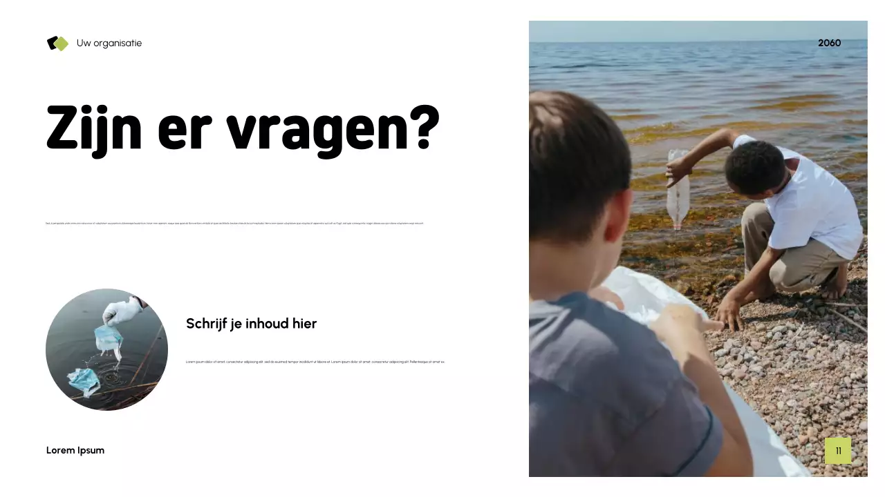 Presentatie Blue Modern Sustainability