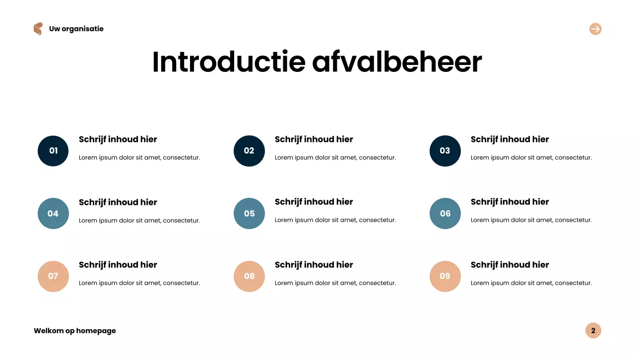 Presentatie Blue Modern Sustainability