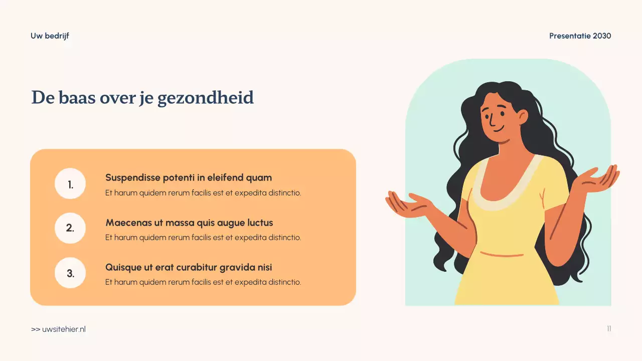Presentatie over minimale gezondheid van de marine