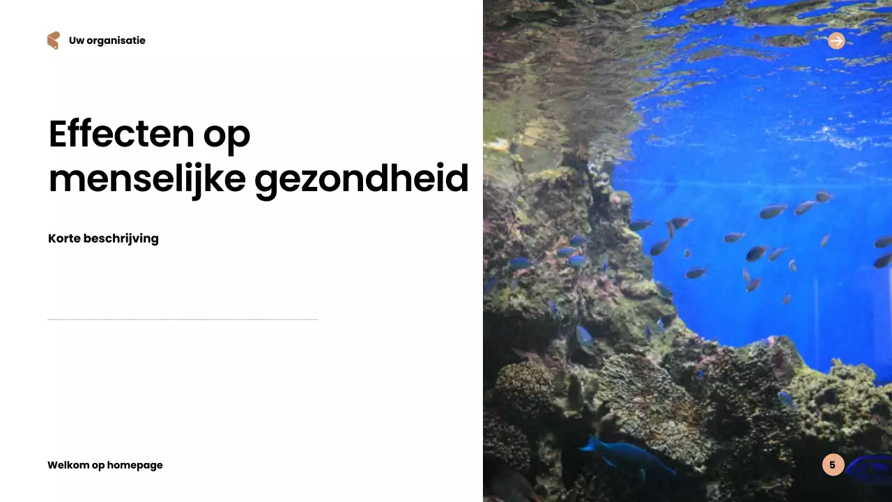 Presentatie Blue Modern Sustainability