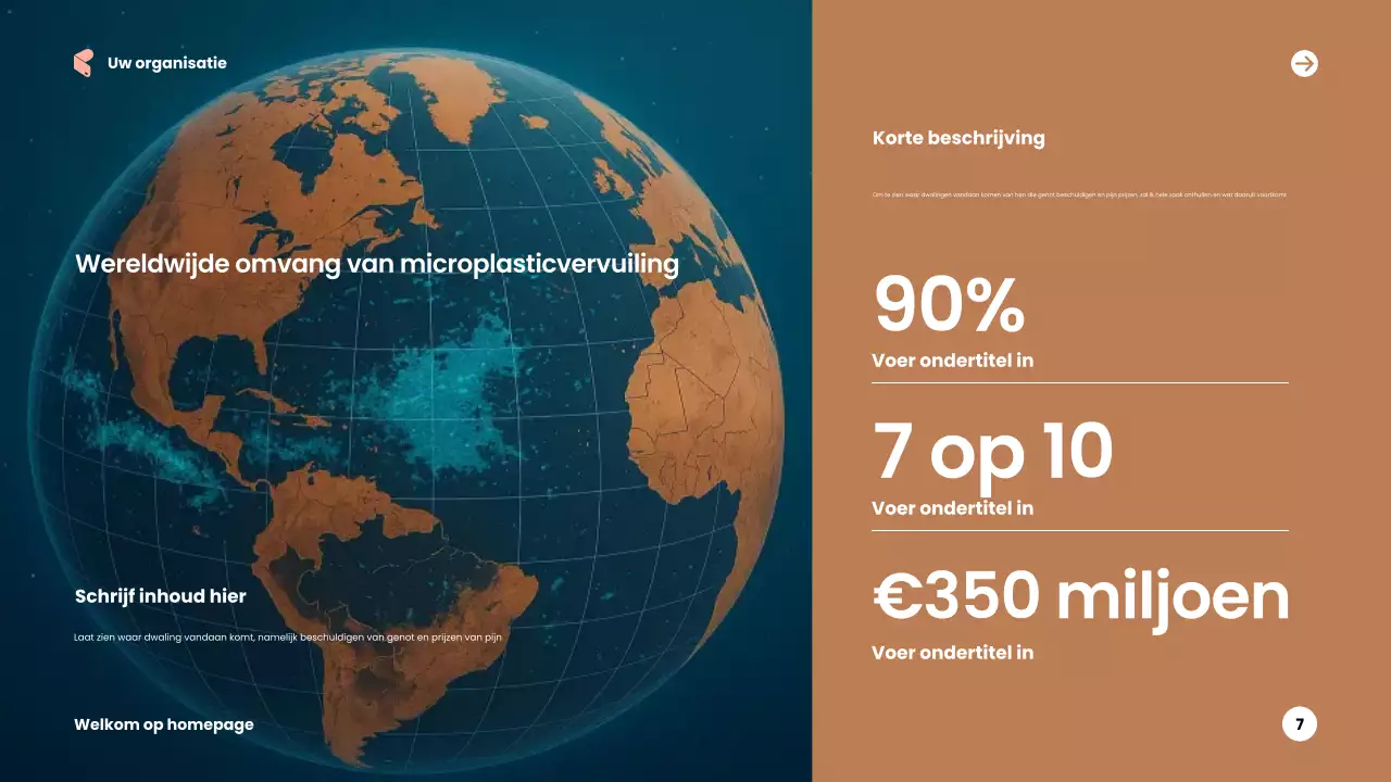 Presentatie Blue Modern Sustainability