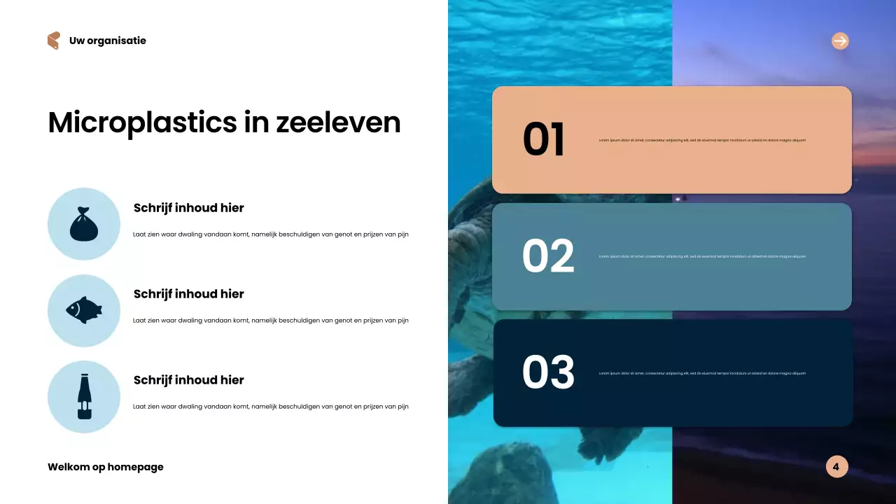 Presentatie Blue Modern Sustainability