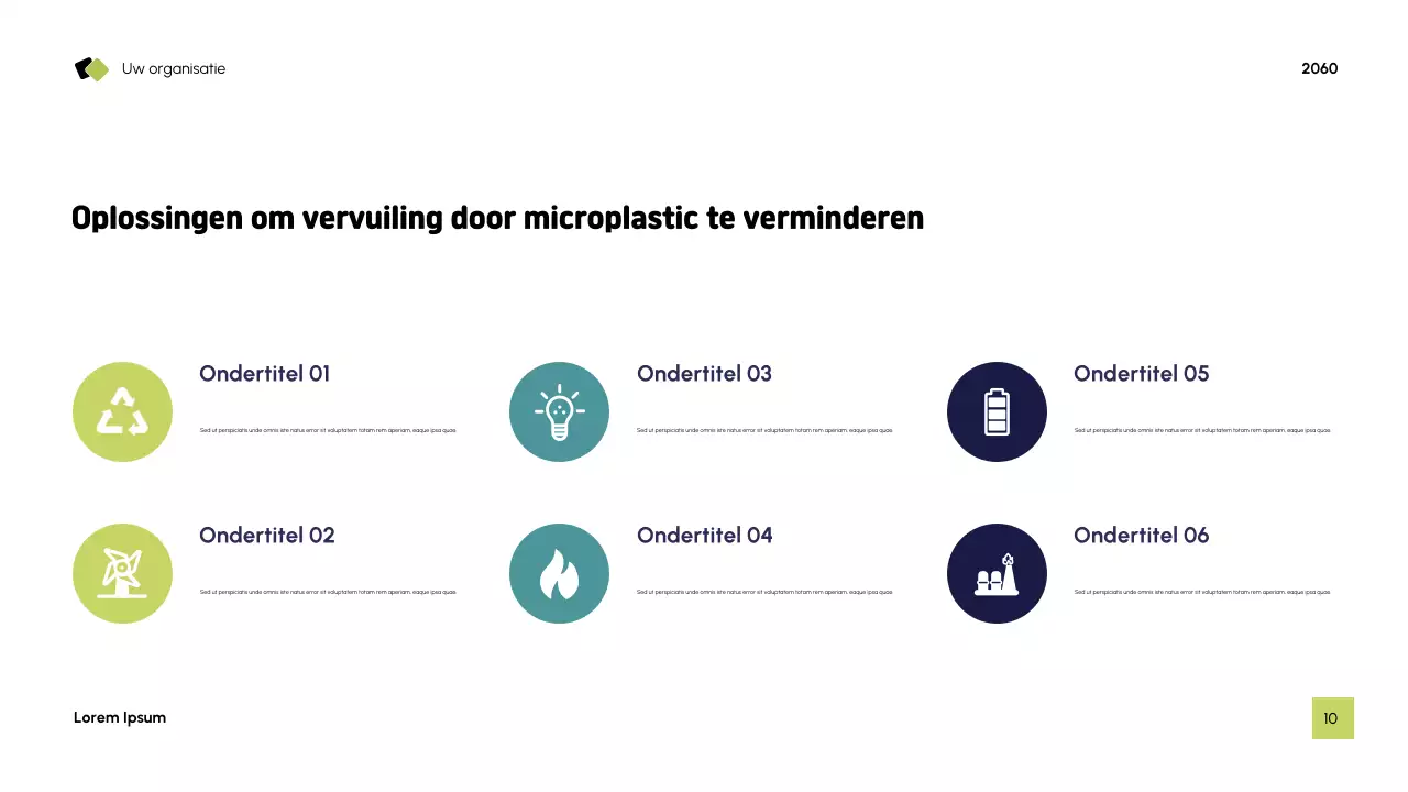 Presentatie Blue Modern Sustainability