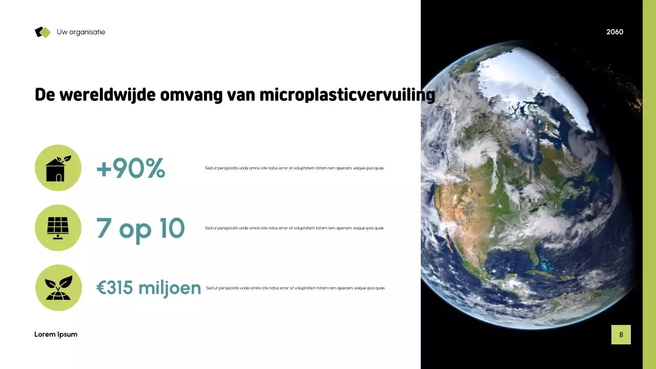 Presentatie Blue Modern Sustainability
