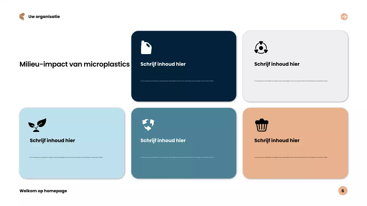 Presentatie Blue Modern Sustainability