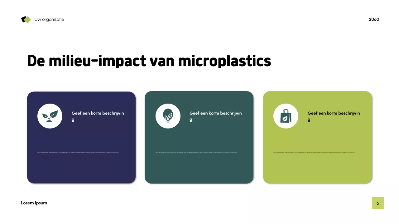 Presentatie Blue Modern Sustainability