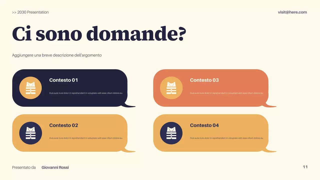 Presentazione sulla sostenibilità moderna della Marina