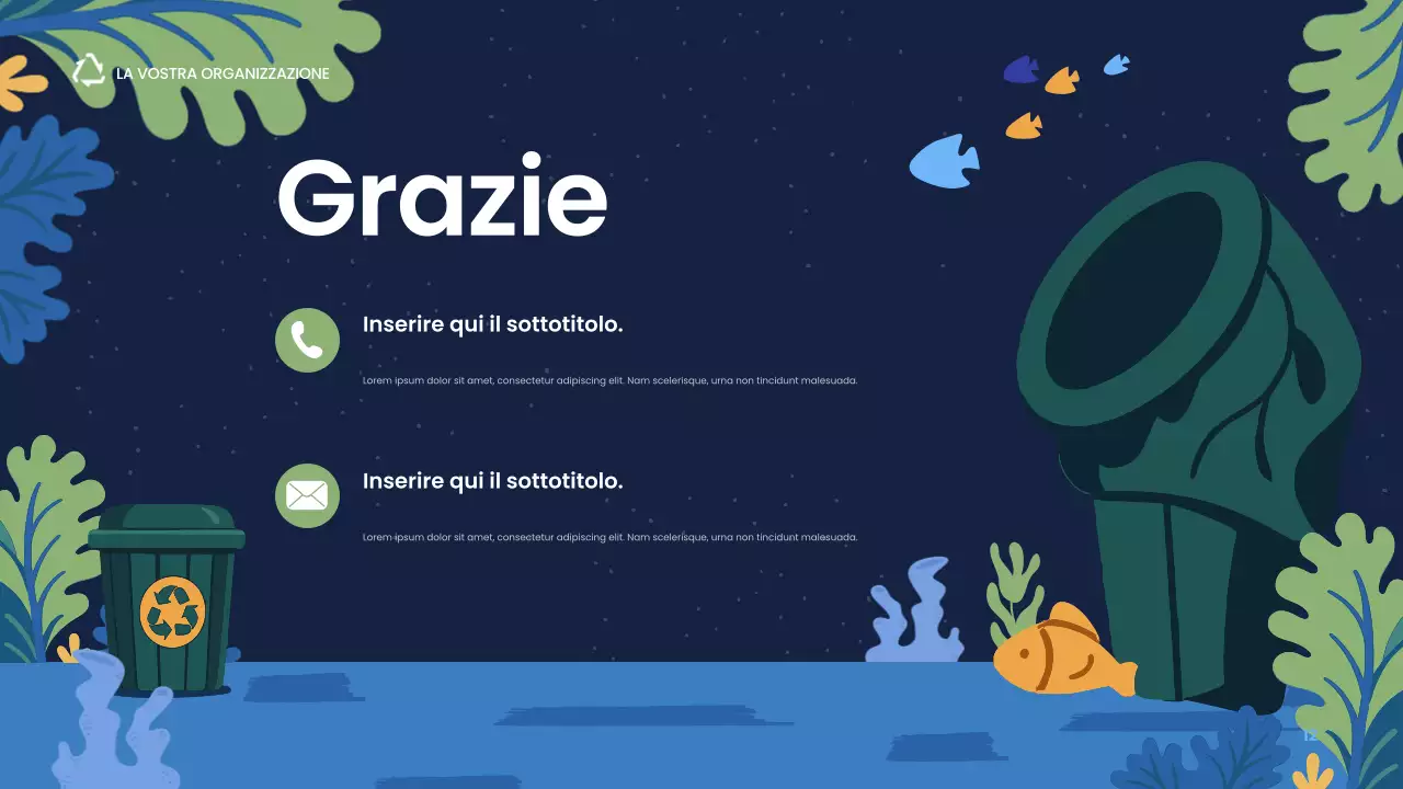 Presentazione sulla sostenibilità moderna della Marina