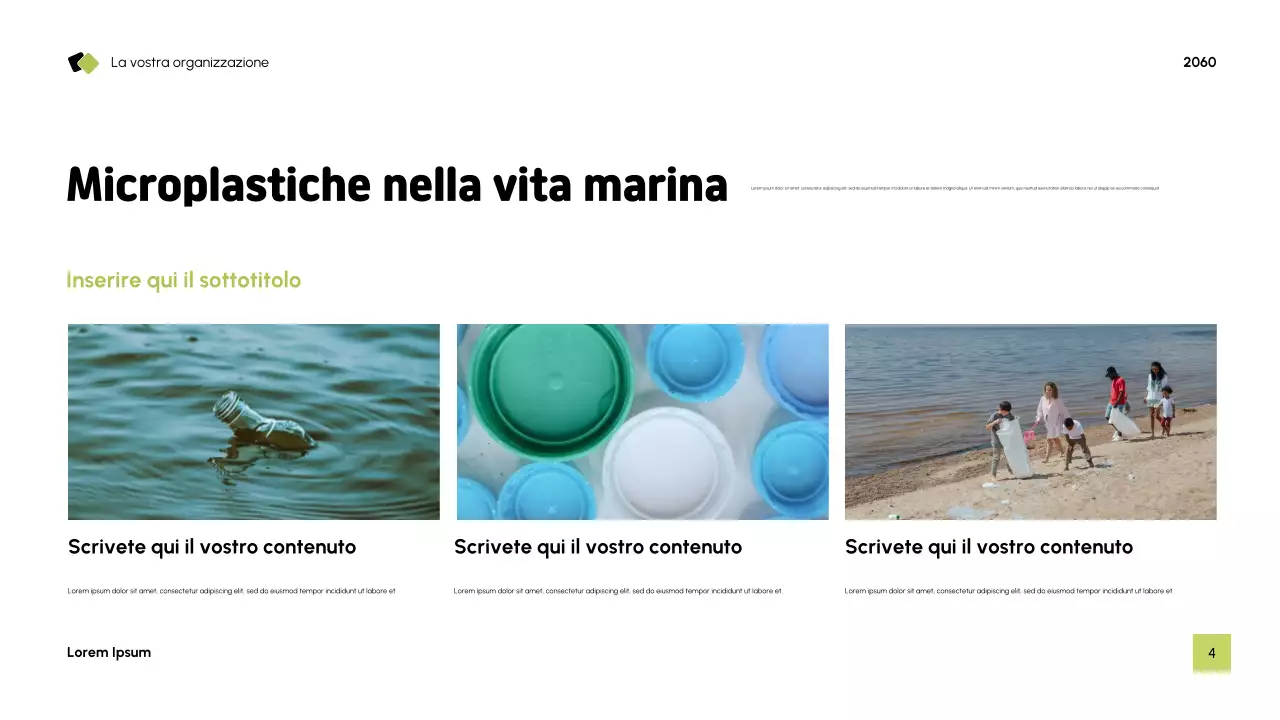 Presentazione sulla sostenibilità moderna blu