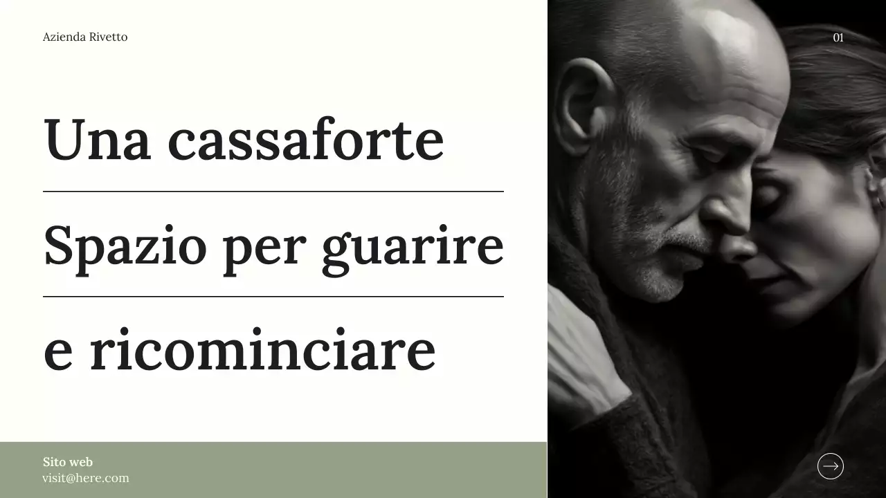 Pubblicità minimalista grigia per il benessere