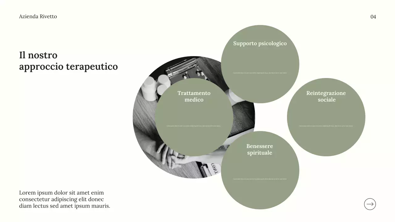 Pubblicità minimalista grigia per il benessere
