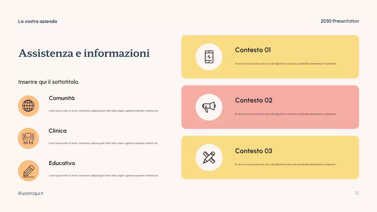 Presentazione sulla salute minima della Marina
