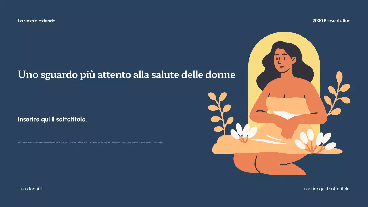 Presentazione sulla salute minima della Marina