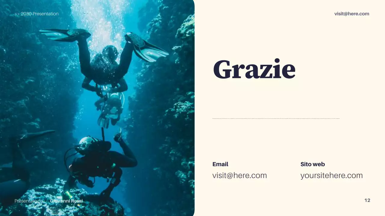 Presentazione sulla sostenibilità moderna della Marina