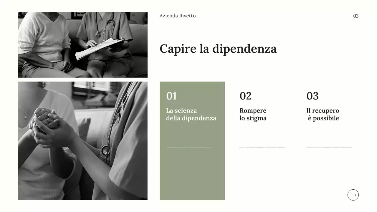 Pubblicità minimalista grigia per il benessere