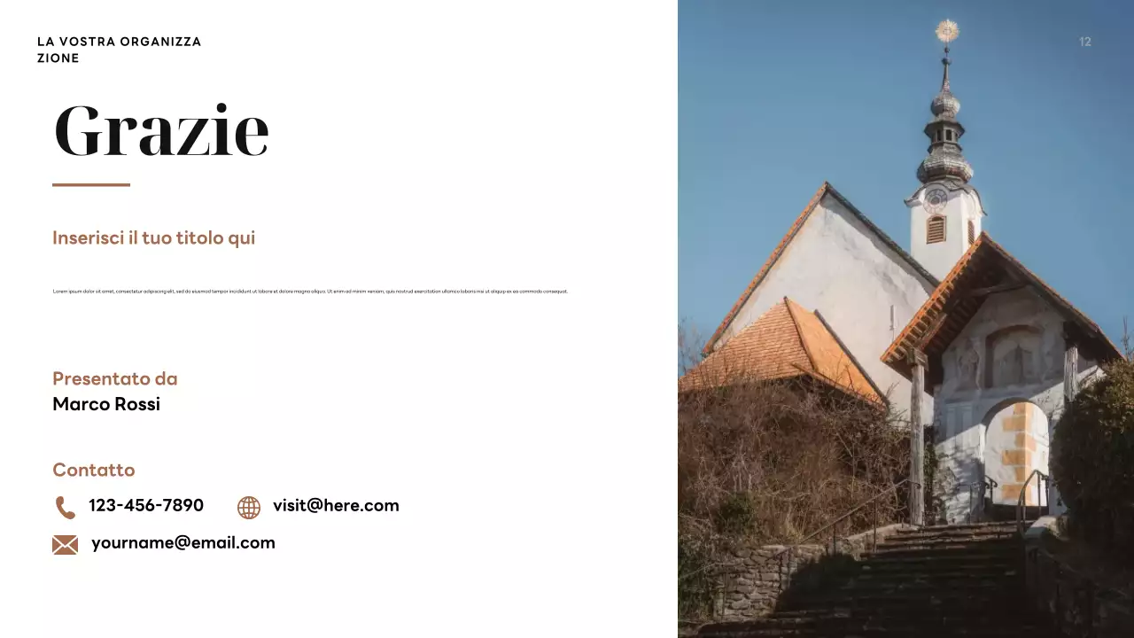 Presentazione della storia di Brown Vintage