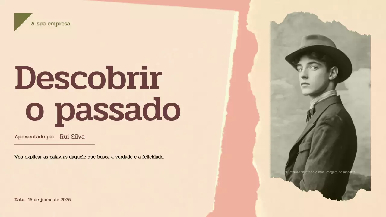 Apresentação da História Vintage Bege