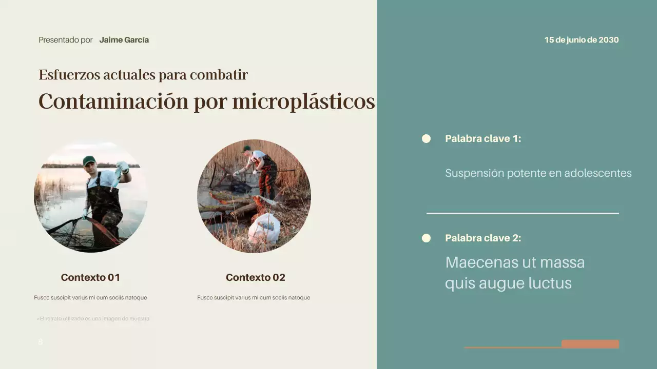 Presentación de la conferencia sobre el entorno moderno negro