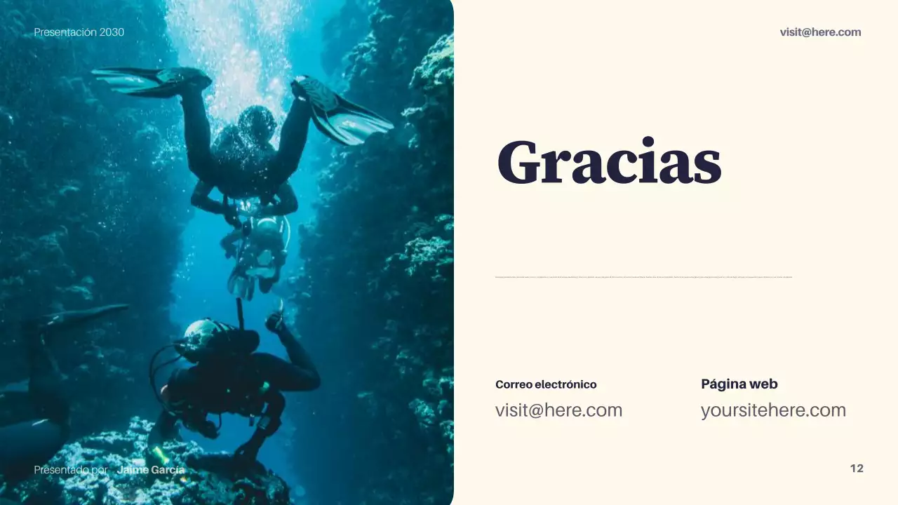 Presentación de sostenibilidad moderna de la Armada