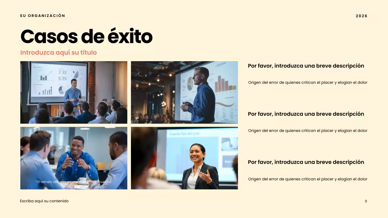 Presentación del informe de la comunidad moderna de Coral