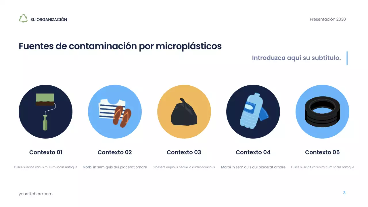 Presentación de sostenibilidad moderna de la Armada