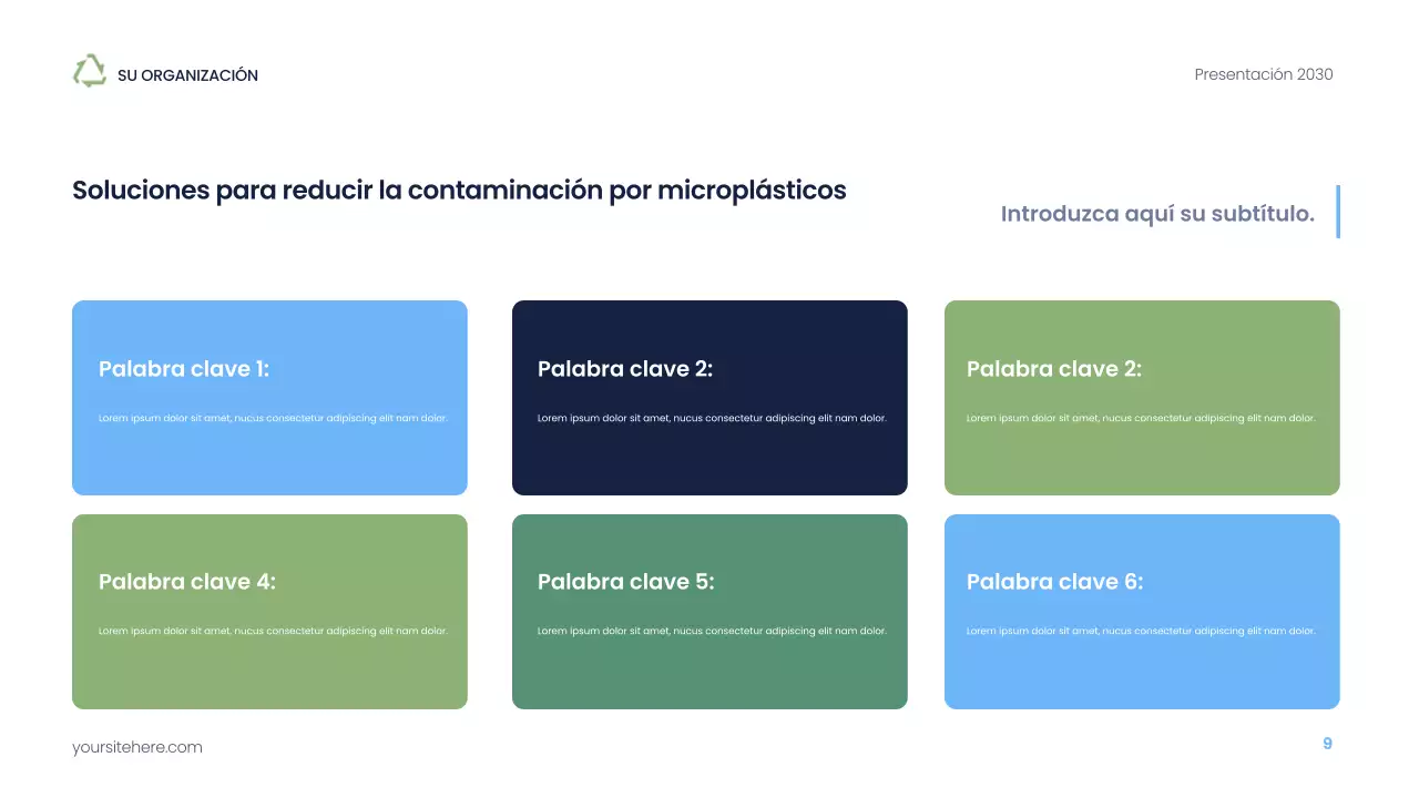 Presentación de sostenibilidad moderna de la Armada