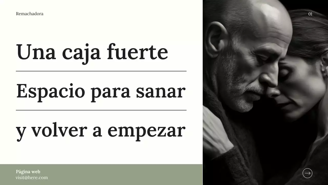 Anuncio de bienestar minimalista gris