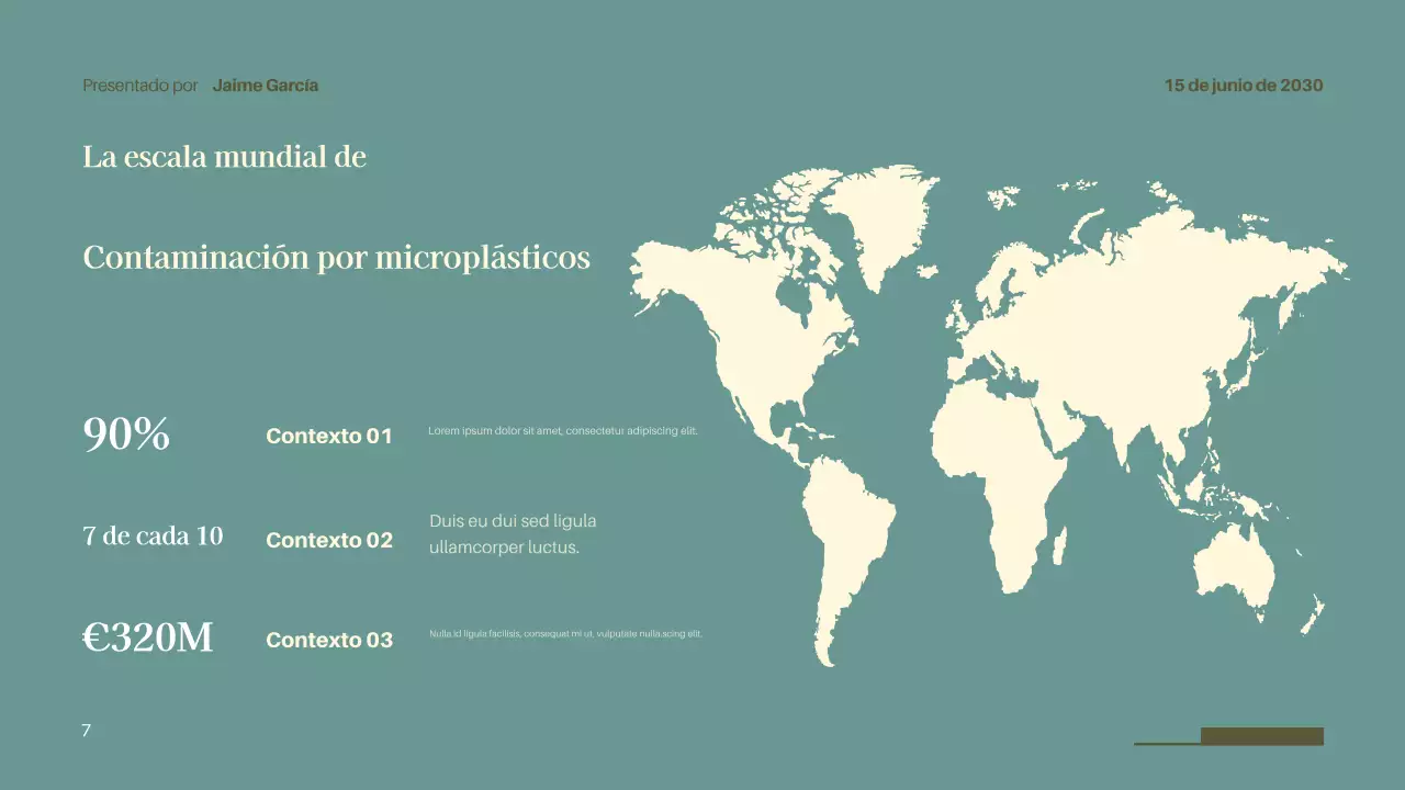 Presentación de la conferencia sobre el entorno moderno negro