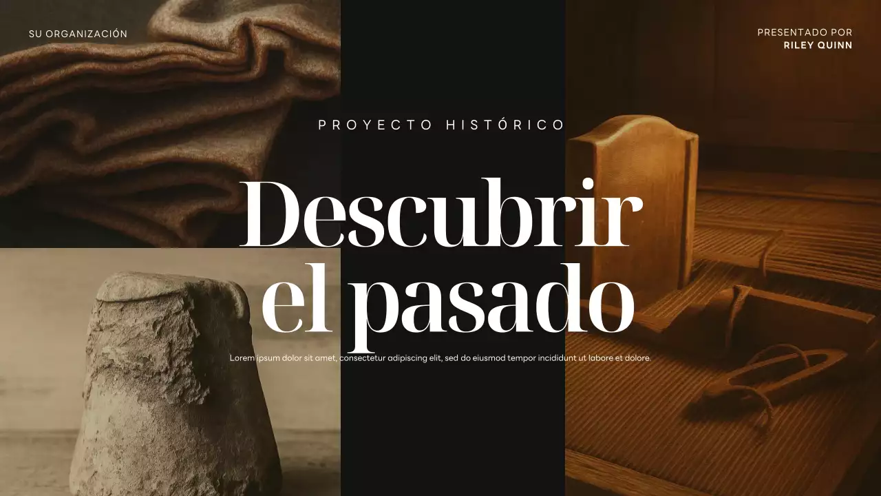 Presentación de la historia de Brown Vintage