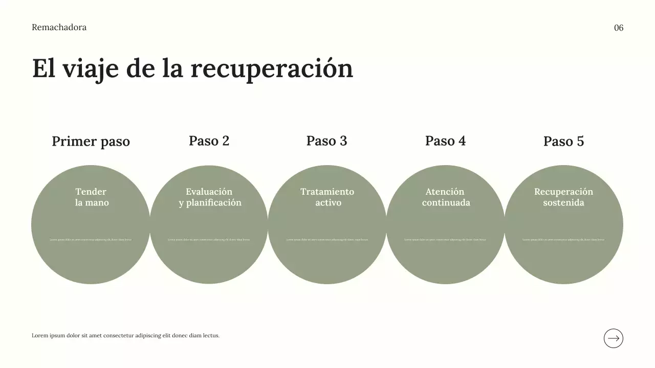 Anuncio de bienestar minimalista gris