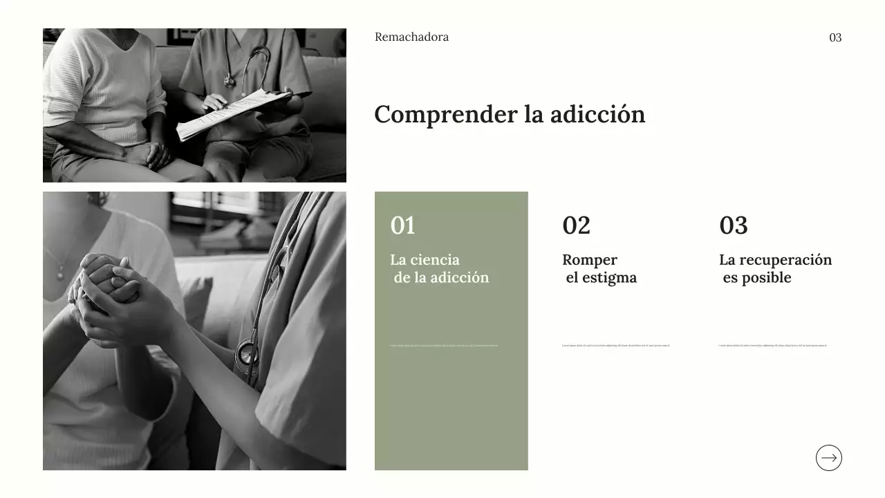 Anuncio de bienestar minimalista gris