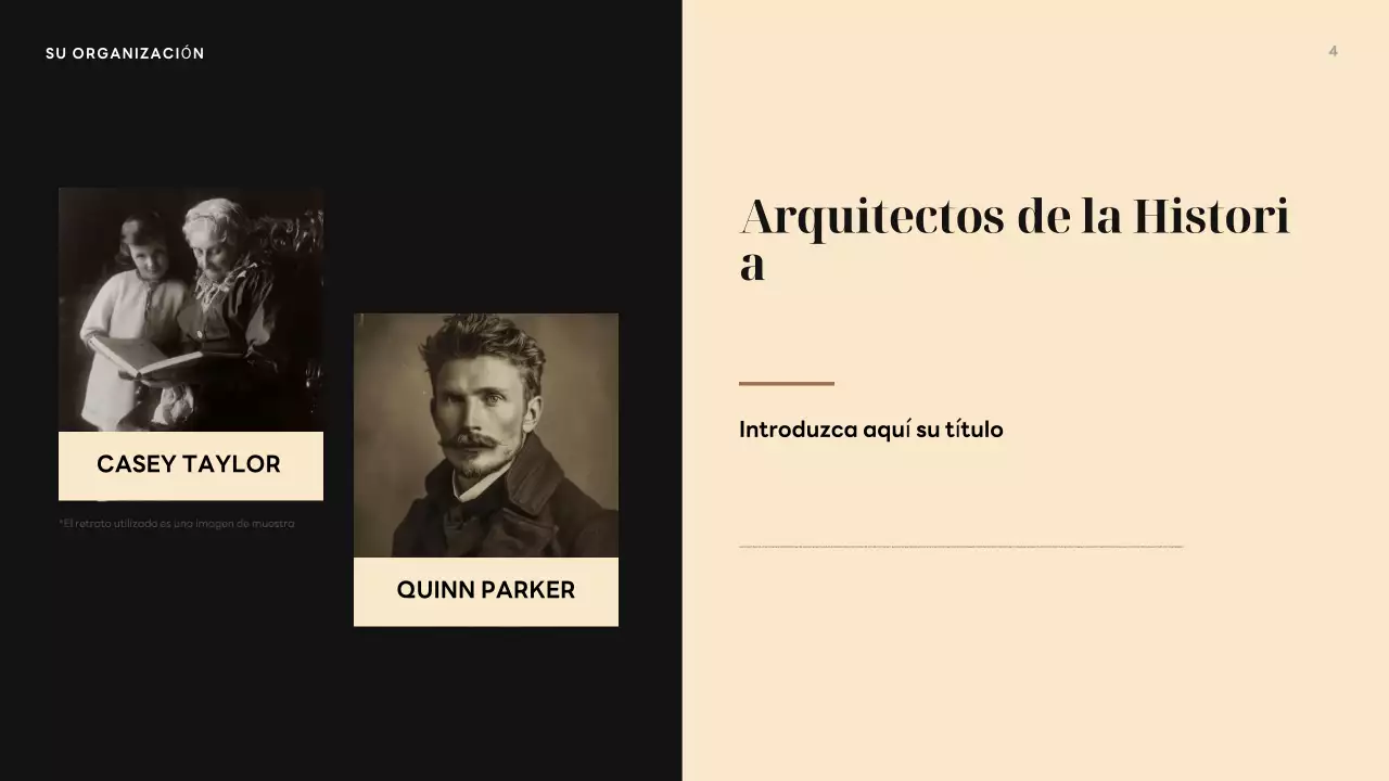 Presentación de la historia de Brown Vintage