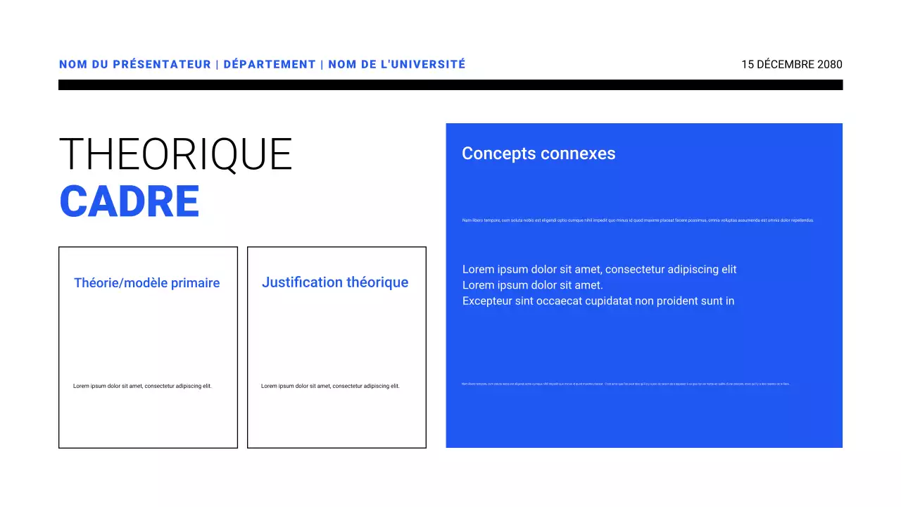 Présentations de propositions de recherche