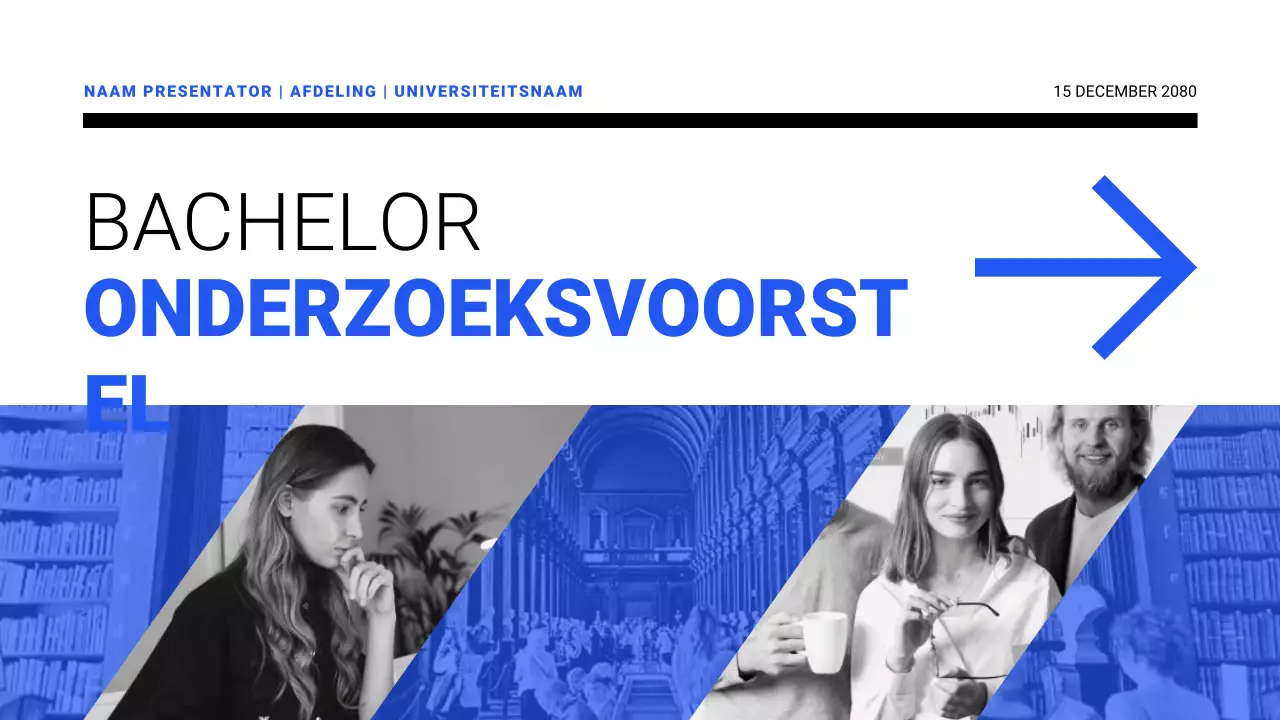 Presentaties van onderzoeksvoorstellen